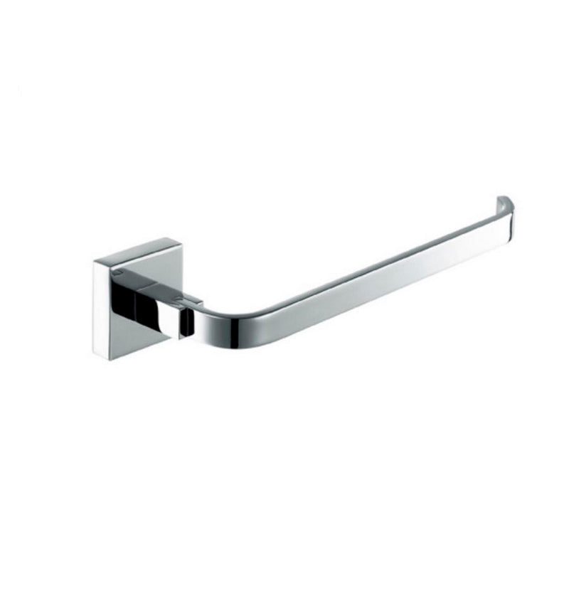 Kube Bath 93502 Aqua Squadra Towel Ring, Chrome