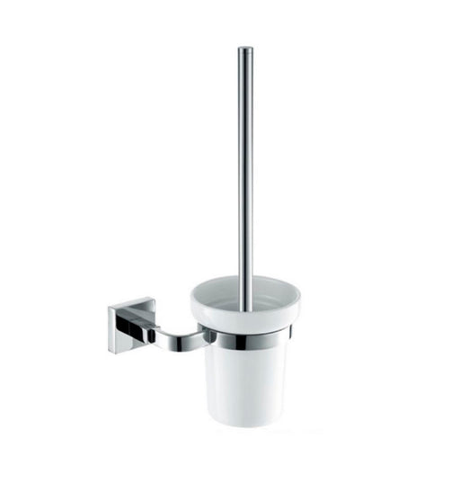Kube Bath 93510 Aqua Squadra Wall Mount Toilet Brush, Chrome