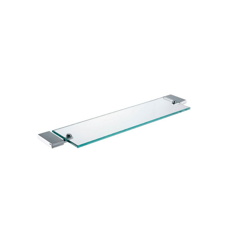 Kube Bath 94007 Aqua Fino Glass Shelf, Chrome