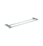 Kube Bath 94008 Aqua Fino Double Towel Bar, Chrome