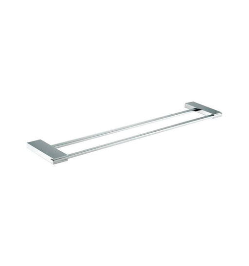Kube Bath 94008 Aqua Fino Double Towel Bar, Chrome