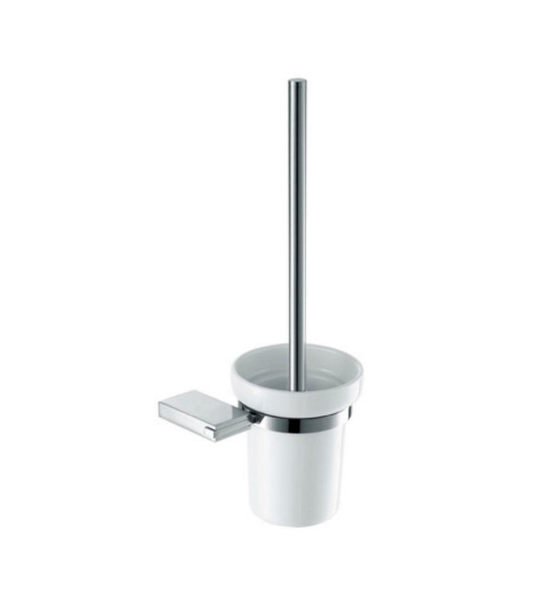 Kube Bath 94010 Aqua Fino Wall Mount Toilet Brush, Chrome