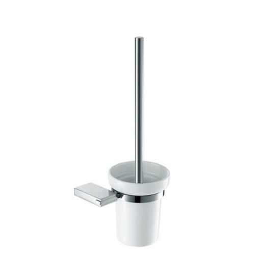 Kube Bath 94010 Aqua Fino Wall Mount Toilet Brush, Chrome