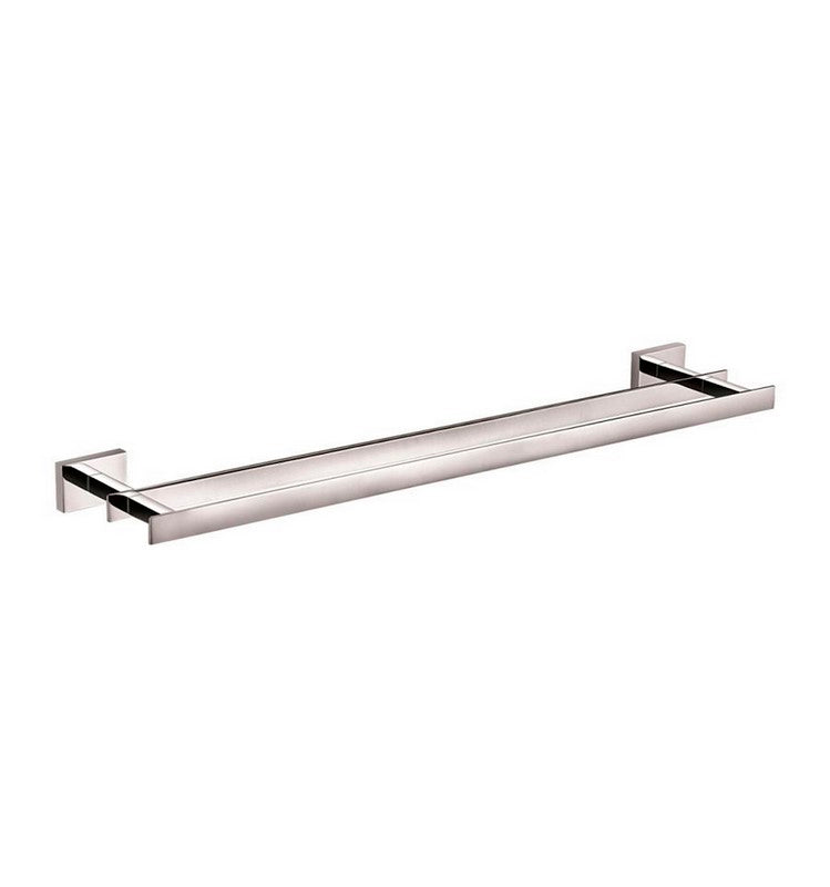 Kube Bath 9711-24 Aqua Plato 24" Double Towel Bar, Chrome