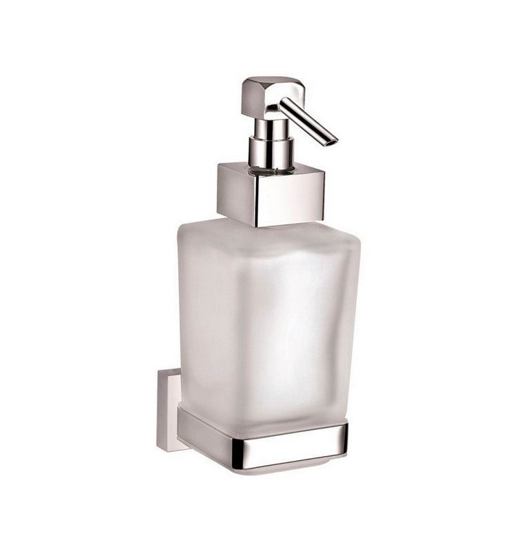 Kube Bath 9733 Aqua Plato Wall Mount Soap Dispenser, Chrome