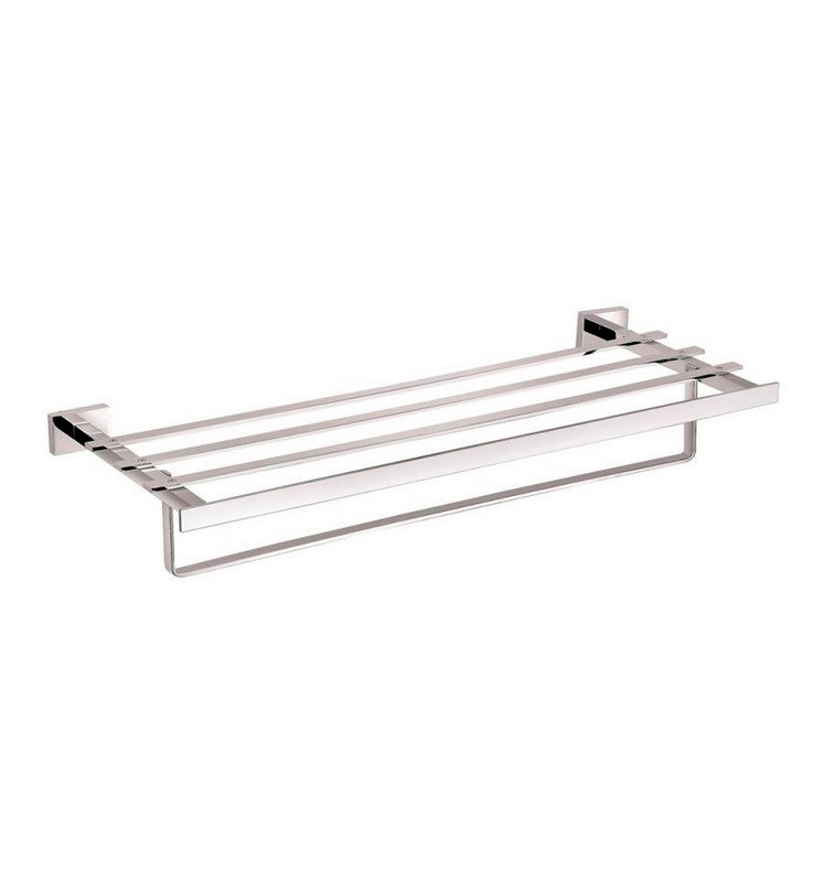 Kube Bath 9781 Aqua Plato 24" Towel Rack, Chrome