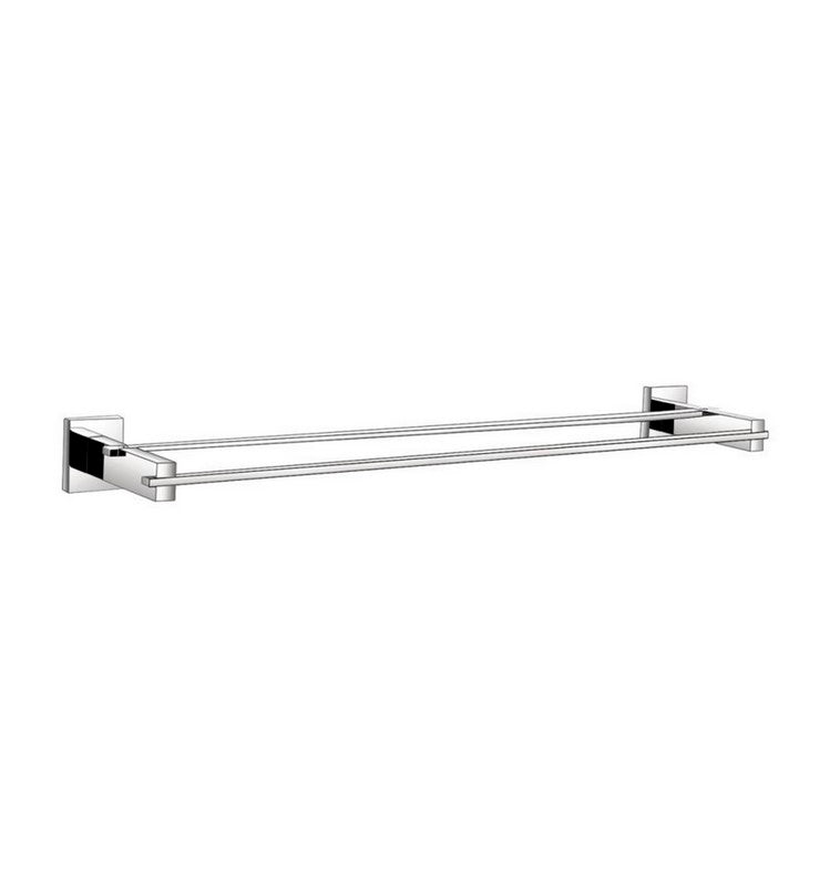 Kube Bath 9811-24 Aqua Korsa 24" Double Towel Bar, Chrome