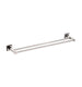 Kube Bath 9911-24 Aqua Nuon 24" Double Towel Bar, Chrome