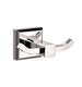 Kube Bath 9925 Aqua Nuon Double Robe Hook, Chrome