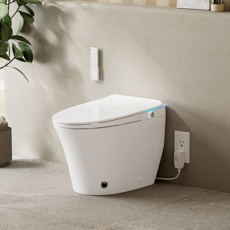 Vinnova 902027-UT-WH Zarautz Elongated  Smart Bidet Toilet ULTRA Version