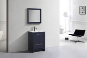 Kube Bath AD624BLUE Dolce 24" Blue Free Standing Single Sink Bathroom Vanity with Quartz Top - view 3