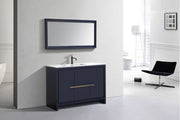 Kube Bath AD648SBLUE Dolce 48" Blue Free Standing Single Sink Bathroom Vanity with Quartz Top - view 3