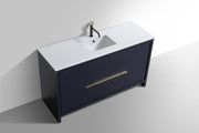 Kube Bath AD660SBLUE Dolce 60" Blue Free Standing Single Sink Bathroom Vanity with Quartz Top - view 4