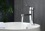 Kube Bath AFB033 Aqua Roundo Single Lever Single Hole Bathroom Sink Faucet, Polished Chrome - view 4