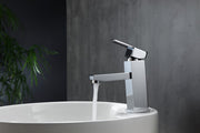 Kube Bath AFB041 Aqua Piazza Single Lever Single Hole Bathroom Sink Faucet, Polished Chrome - view 5