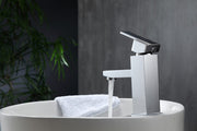 Kube Bath AFB041 Aqua Piazza Single Lever Single Hole Bathroom Sink Faucet, Polished Chrome - view 2