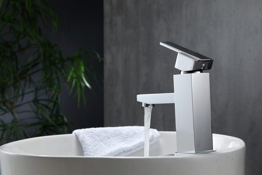 Kube Bath AFB041 Aqua Piazza Single Lever Single Hole Bathroom Sink Faucet, Polished Chrome - view 2