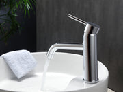 Kube Bath AFB090 Aqua Rondo Single Lever Single Hole Bathroom Sink Faucet, Polished Chrome - view 3