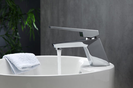 Kube Bath AFB13CH Aqua Siza Single Lever Single Hole Bathroom Sink Faucet, Polished Chrome - view 2