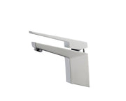Kube Bath AFB13WH Aqua Siza Single Lever Single Hole Bathroom Sink Faucet, Matte White