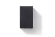 Kube Bath ALT24-BK Bliss 14" Wall Mount Linen Side Cabinet in Black Wood - view 2