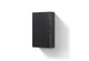 Kube Bath ALT24-BK Bliss 14" Wall Mount Linen Side Cabinet in Black Wood