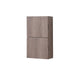 Kube Bath ALT24-BTN Bliss 14" Wall Mount Linen Side Cabinet in Butternut Wood