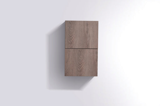 Kube Bath ALT24-BTN Bliss 14" Wall Mount Linen Side Cabinet in Butternut Wood - view 2