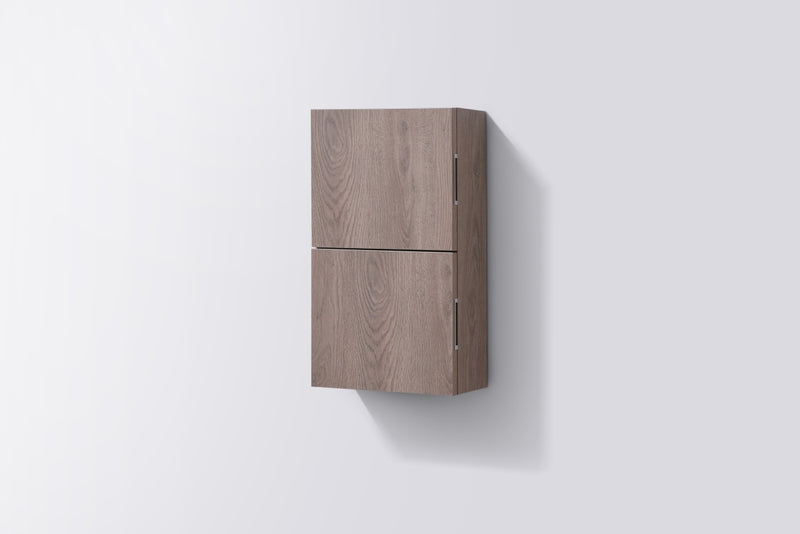 Kube Bath ALT24-BTN Bliss 14" Wall Mount Linen Side Cabinet in Butternut Wood - view 3