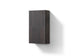Kube Bath ALT24-GO Bliss 14" Wall Mount Linen Side Cabinet in Gray Oak