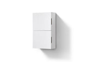 Kube Bath ALT24-GW Bliss 14" Wall Mount Linen Side Cabinet in Gloss White
