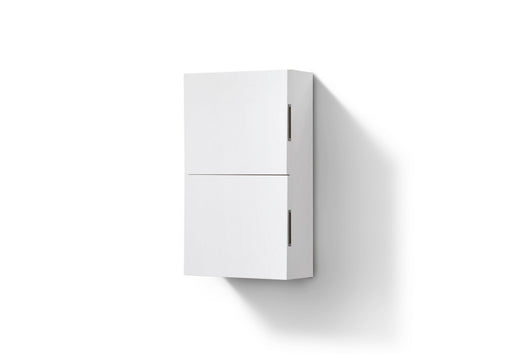 Kube Bath ALT24-GW Bliss 14" Wall Mount Linen Side Cabinet in Gloss White