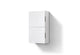 Kube Bath ALT24-GW Bliss 14" Wall Mount Linen Side Cabinet in Gloss White