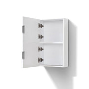 Kube Bath ALT24-GW Bliss 14" Wall Mount Linen Side Cabinet in Gloss White - view 3