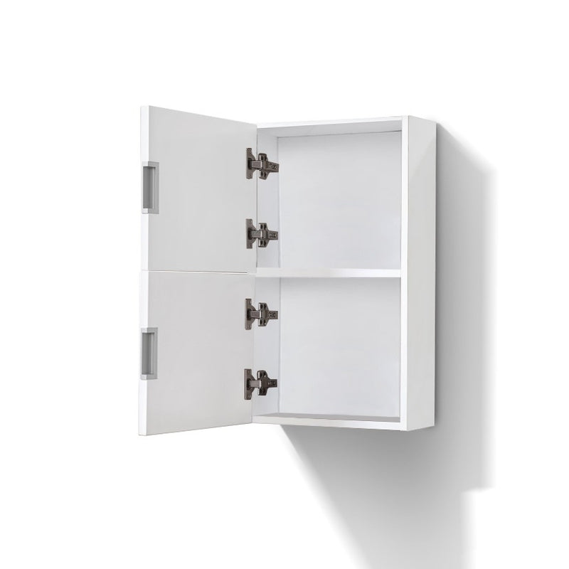 Kube Bath ALT24-GW Bliss 14" Wall Mount Linen Side Cabinet in Gloss White - view 3