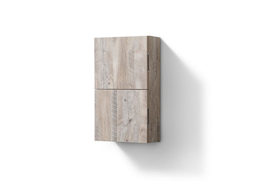 Kube Bath ALT24-NW Bliss 14" Wall Mount Linen Side Cabinet in Nature Wood