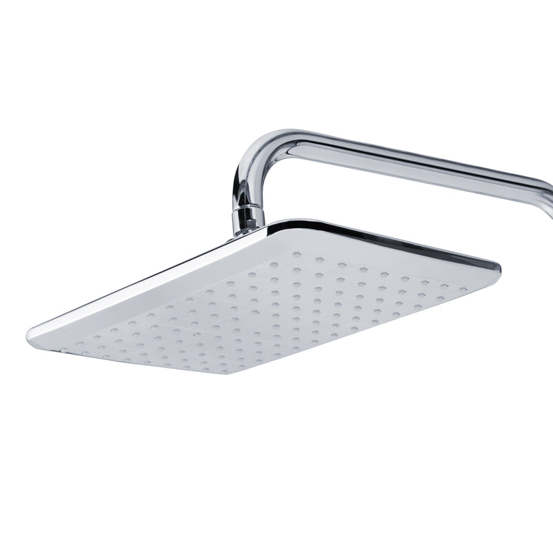 PULSE ShowerSpas 1054-CH-1.8GPM AquaPower 11-in Rain Showerhead Shower System with Pivoting Shower Arm and PULSE AquaPower Spray in Chrome, 1.8 GPM - view 2