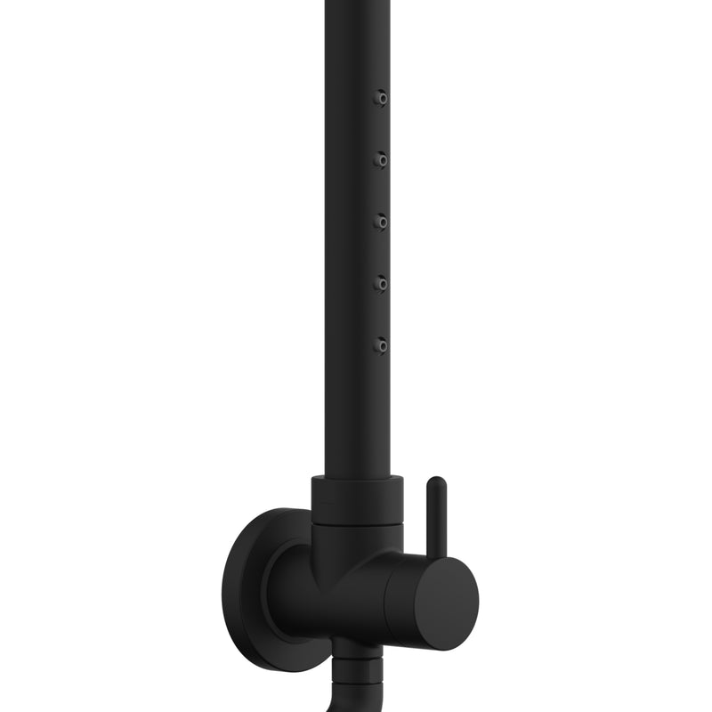 PULSE ShowerSpas 1059-MB-1.8GPM Atlantis 10-in Rain Showerhead Shower System with 5-Body Jets and Handshower in Matte Black, 1.8 GPM - view 4