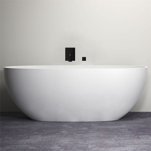 Kube Bath BK-TF1V Aqua Piazza Matte Black Tub Filler with Rough-In Valve - view 2