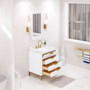 BR30CW vanity Pure White