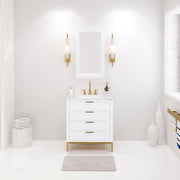 BR30CW vanity Pure White