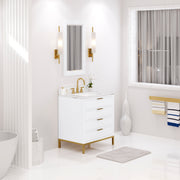 BR30CW vanity Pure White