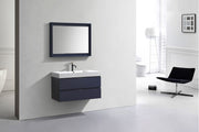 Kube Bath BSL40-BLUE Bliss 40" Blue Wall Mount Single Sink Bathroom Vanity with Reinforced Acrylic Composite Top - view 3