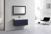 Kube Bath BSL48-BLUE Bliss 48" Blue Wall Mount Single Sink Bathroom Vanity with Reinforced Acrylic Composite Top - view 3