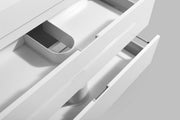 Kube Bath BSL48-GW Bliss 48" High Gloss White Wall Mount Single Sink Bathroom Vanity with Reinforced Acrylic Composite Top - view 6