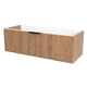 Timberline Byron 48" Florentine Walnut Wall Mount Vanity Cabinet Only with Black Hardware