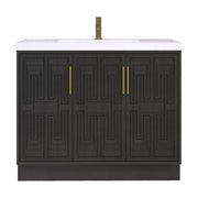 Moreno Bath BELLA-42R Bella 42" Freestanding Bathroom Vanity with Sink Top | Right Side Drawers - view 12