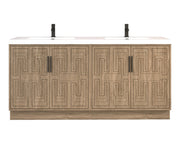 Moreno Bath BELLA-72D Bella 72" Freestanding Bathroom Vanity with Double Sink Top - view 11