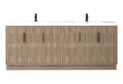 Moreno Bath BELLA-84D Bella 84" Freestanding Bathroom Vanity with Double Sink Top - view 11