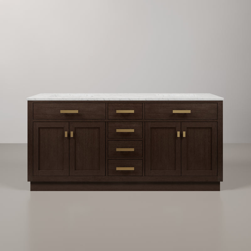 CH72CW vanity Brown Oak